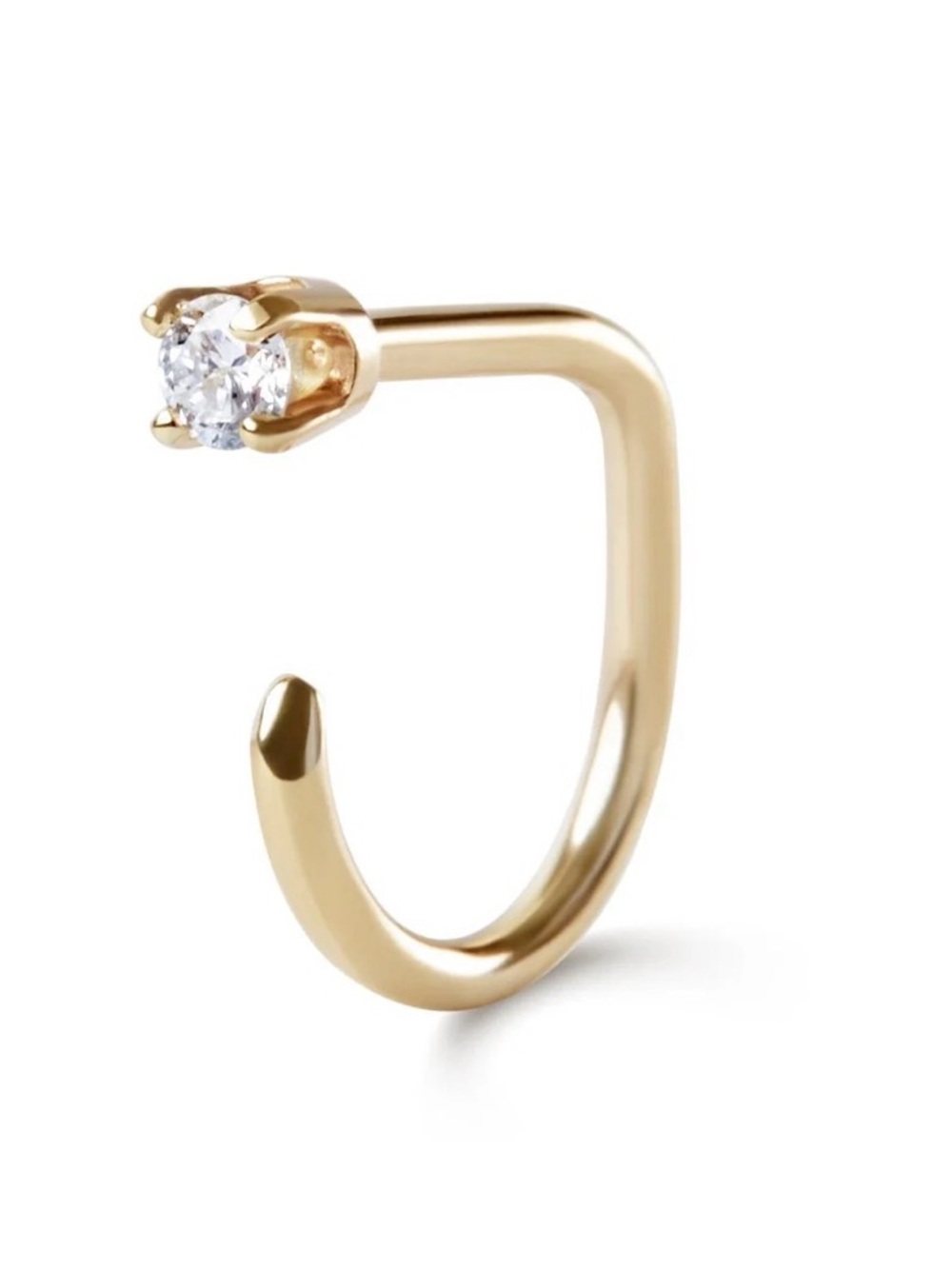 YuMono Small Diamond Claw Earrings